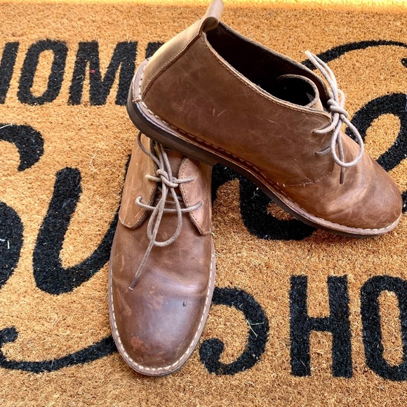 Other - Men two eye lace up shoes in brown, size 12.